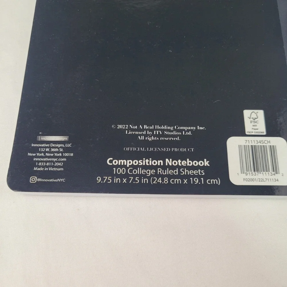 Schitts Creek Rose Family Rosebud Motel Composition Notebook 100 Sheets 711134SC